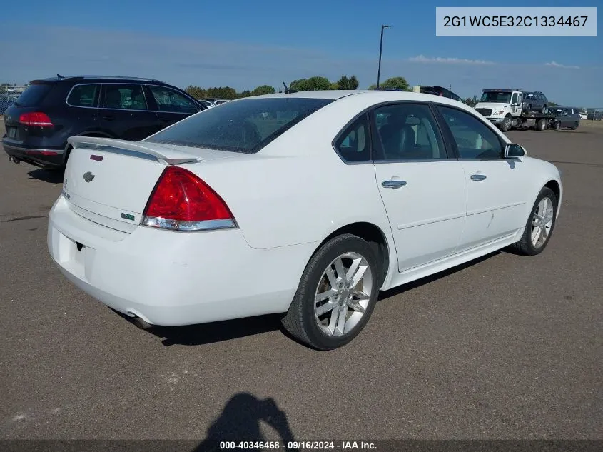 2012 Chevrolet Impala Ltz VIN: 2G1WC5E32C1334467 Lot: 40346468