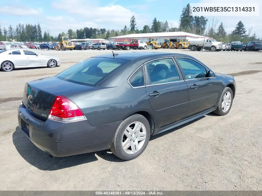 2012 Chevrolet Impala Lt VIN: 2G1WB5E35C1314331 Lot: 40348361