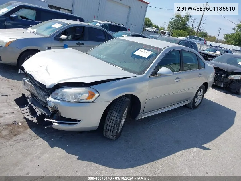 2012 Chevrolet Impala Ls VIN: 2G1WA5E35C1185610 Lot: 40370148