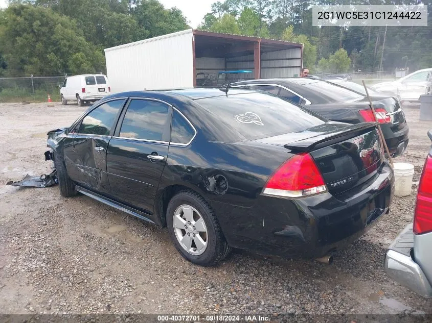 2012 Chevrolet Impala Ltz VIN: 2G1WC5E31C1244422 Lot: 40372701