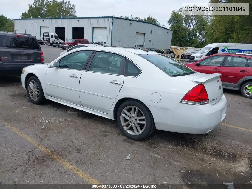 2012 Chevrolet Impala Ltz VIN: 2G1WC5E32C1101849 Lot: 40373008