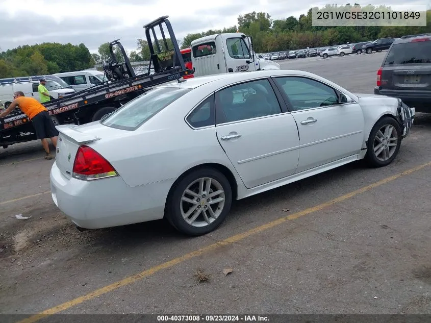 2012 Chevrolet Impala Ltz VIN: 2G1WC5E32C1101849 Lot: 40373008