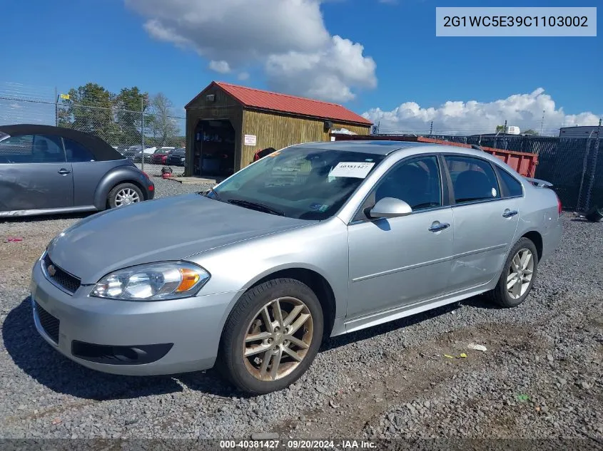 2012 Chevrolet Impala Ltz VIN: 2G1WC5E39C1103002 Lot: 40381427