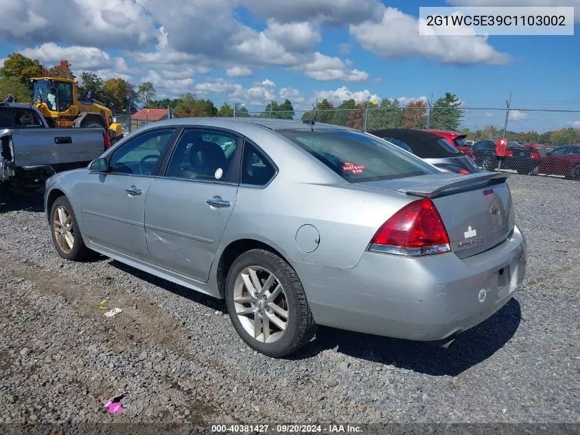 2012 Chevrolet Impala Ltz VIN: 2G1WC5E39C1103002 Lot: 40381427