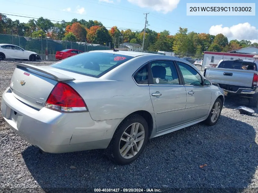 2012 Chevrolet Impala Ltz VIN: 2G1WC5E39C1103002 Lot: 40381427