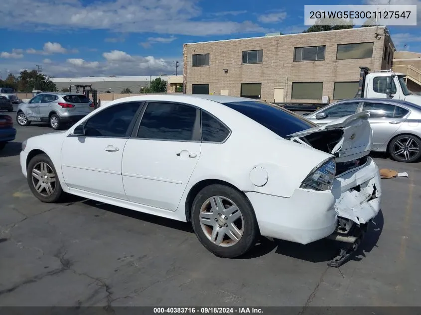 2012 Chevrolet Impala Lt VIN: 2G1WG5E30C1127547 Lot: 40383716