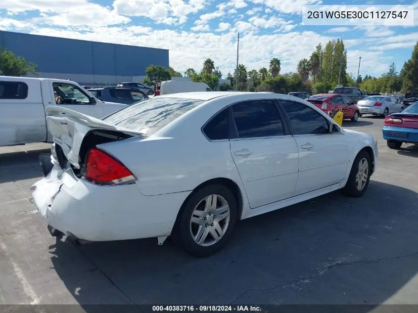 2012 Chevrolet Impala Lt VIN: 2G1WG5E30C1127547 Lot: 40383716