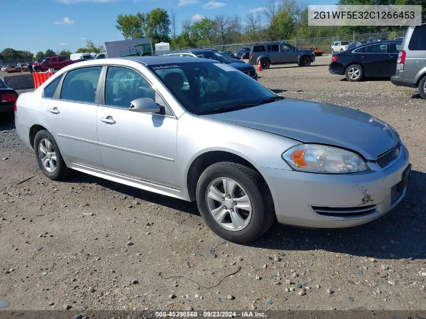 2012 Chevrolet Impala Ls VIN: 2G1WF5E32C1266453 Lot: 40398568