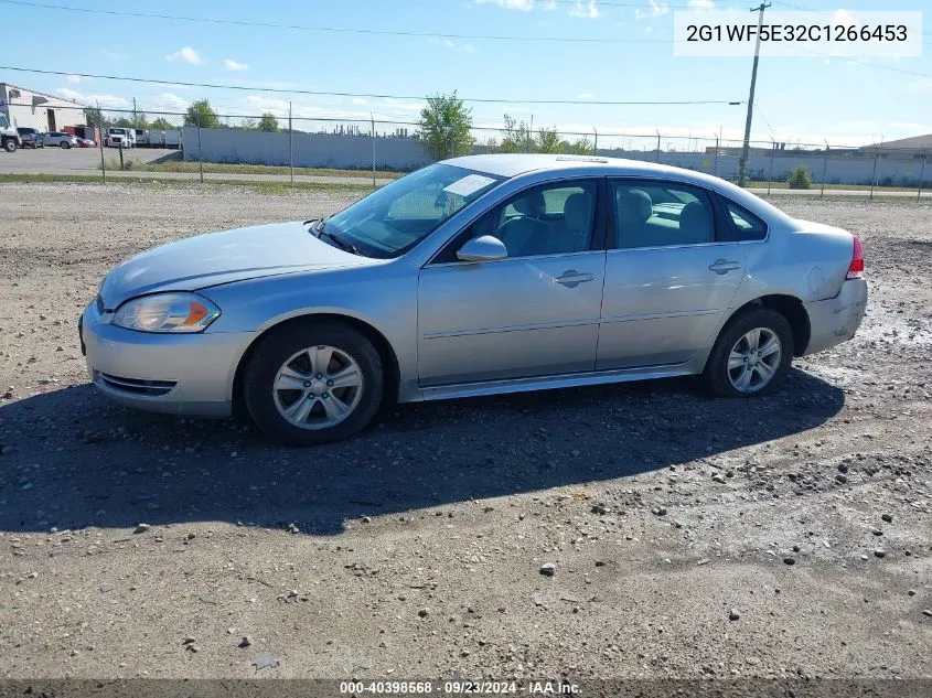 2012 Chevrolet Impala Ls VIN: 2G1WF5E32C1266453 Lot: 40398568