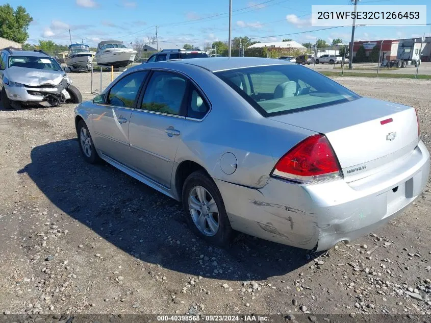 2012 Chevrolet Impala Ls VIN: 2G1WF5E32C1266453 Lot: 40398568