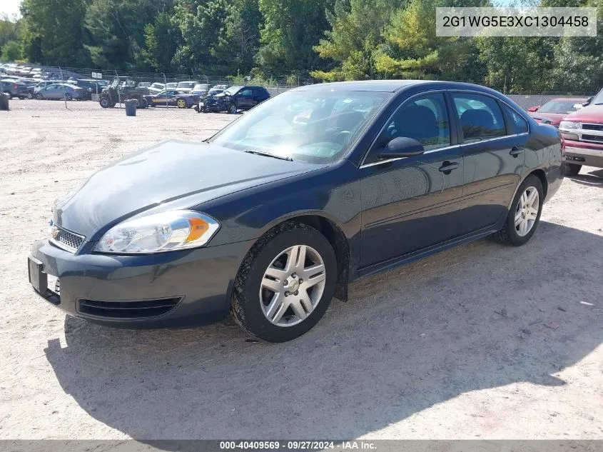 2012 Chevrolet Impala Lt VIN: 2G1WG5E3XC1304458 Lot: 40409569