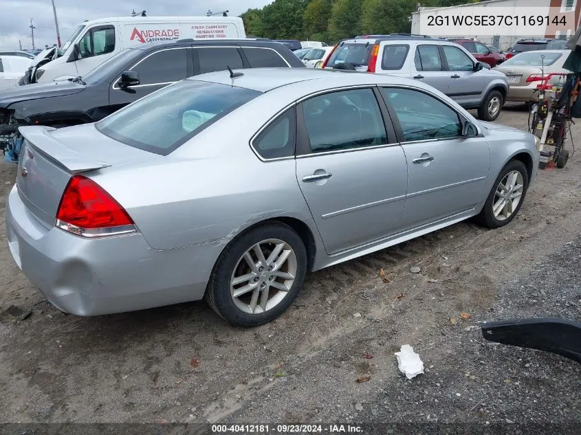 2012 Chevrolet Impala Ltz VIN: 2G1WC5E37C1169144 Lot: 40412181