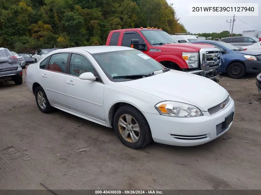 2012 Chevrolet Impala Ls VIN: 2G1WF5E39C1127940 Lot: 40438039