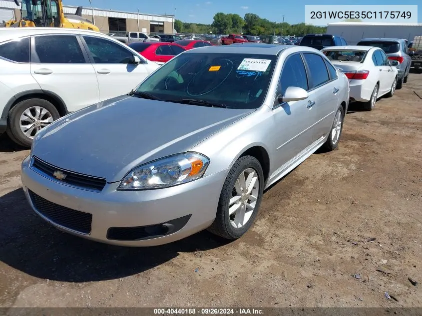 2012 Chevrolet Impala Ltz VIN: 2G1WC5E35C1175749 Lot: 40440188