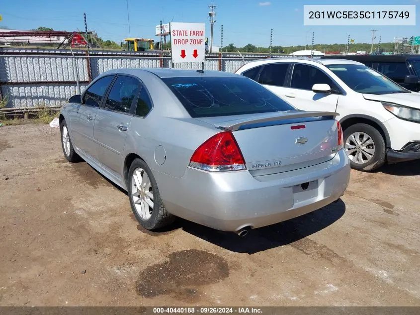 2012 Chevrolet Impala Ltz VIN: 2G1WC5E35C1175749 Lot: 40440188