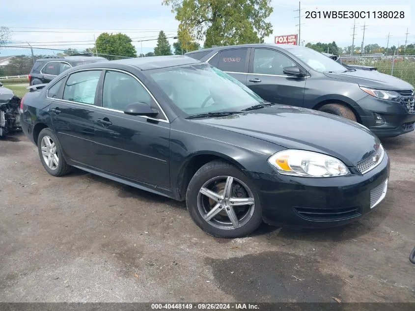 2G1WB5E30C1138028 2012 Chevrolet Impala Lt