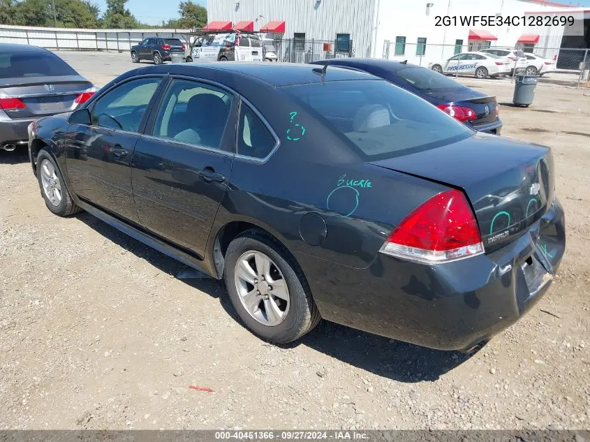 2012 Chevrolet Impala Ls VIN: 2G1WF5E34C1282699 Lot: 40451366