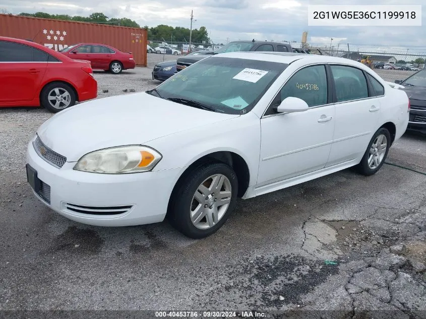 2012 Chevrolet Impala Lt VIN: 2G1WG5E36C1199918 Lot: 40453786