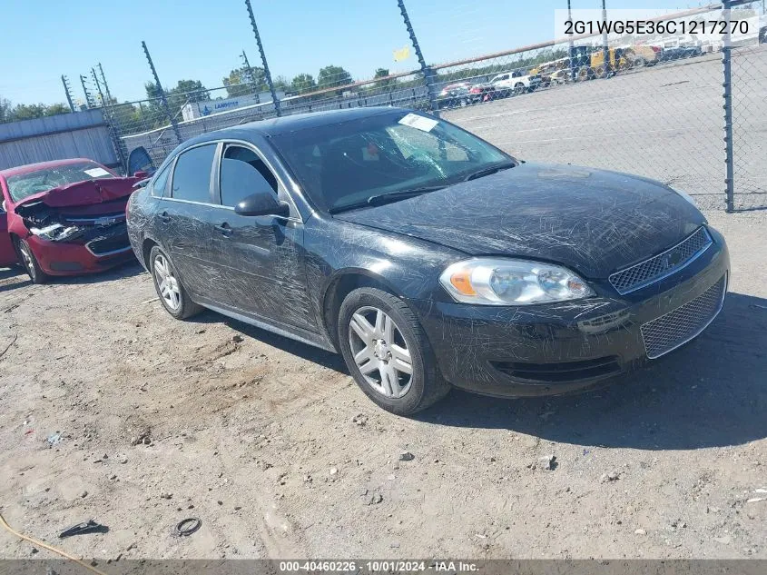 2012 Chevrolet Impala Lt VIN: 2G1WG5E36C1217270 Lot: 40460226