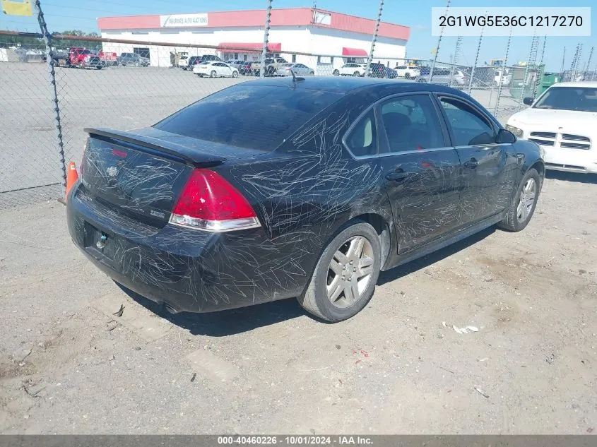 2012 Chevrolet Impala Lt VIN: 2G1WG5E36C1217270 Lot: 40460226