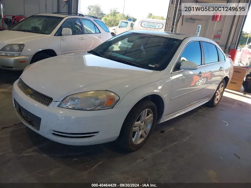 2012 Chevrolet Impala Lt VIN: 2G1WG5E30C1249695 Lot: 40464429