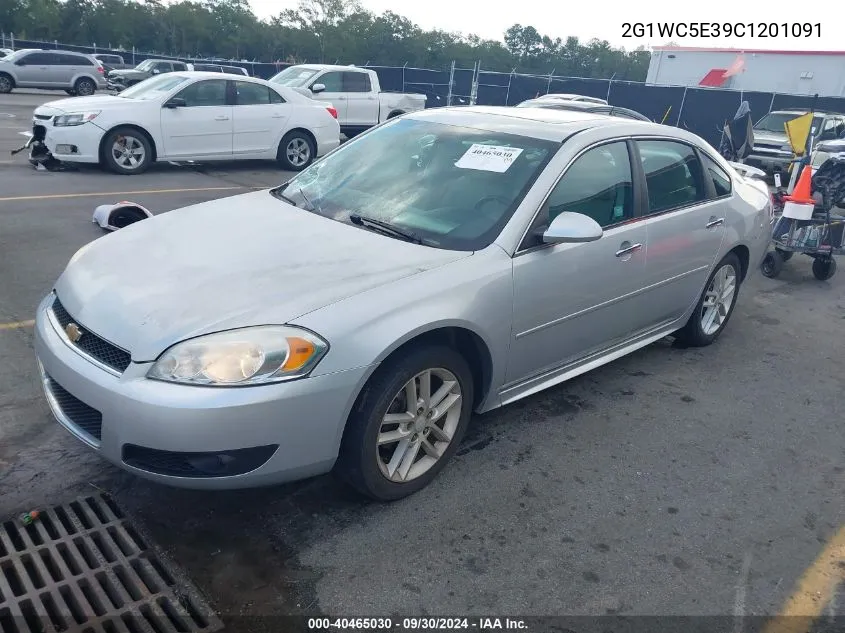 2012 Chevrolet Impala Ltz VIN: 2G1WC5E39C1201091 Lot: 40465030