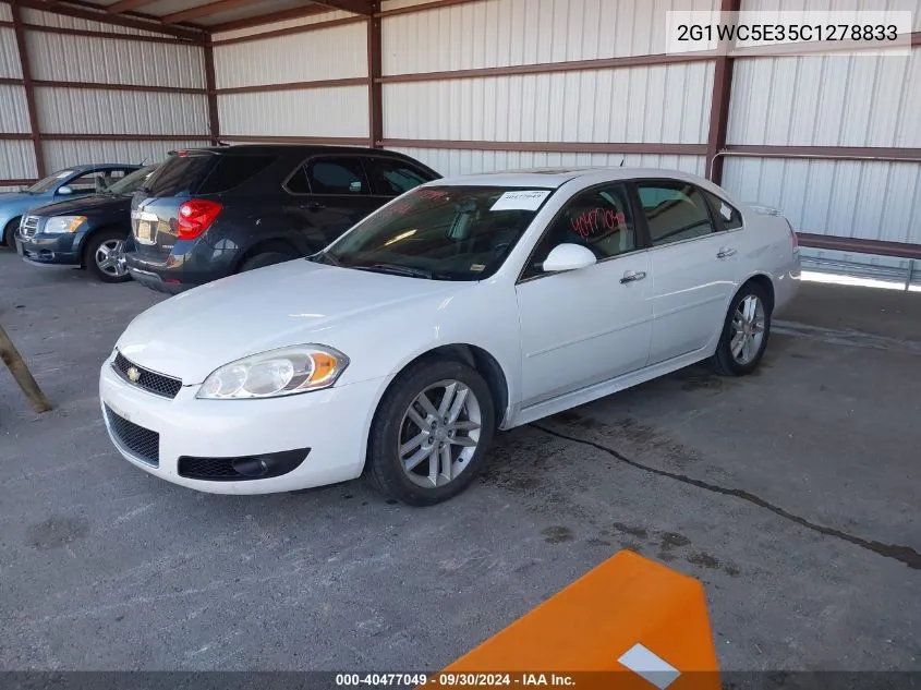 2012 Chevrolet Impala Ltz VIN: 2G1WC5E35C1278833 Lot: 40477049