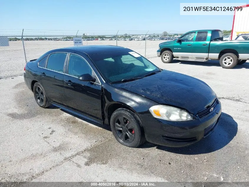 2012 Chevrolet Impala Ls VIN: 2G1WF5E34C1246799 Lot: 40502816