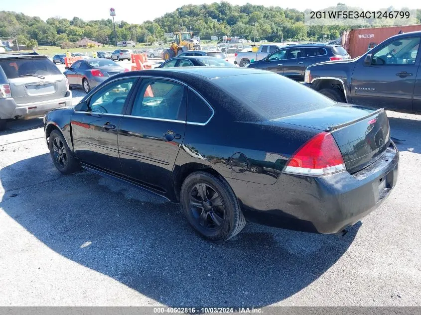 2012 Chevrolet Impala Ls VIN: 2G1WF5E34C1246799 Lot: 40502816