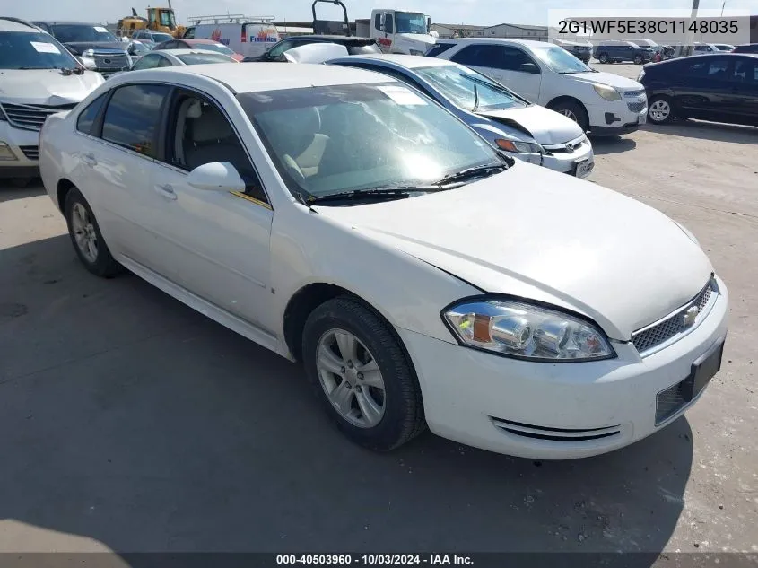 2G1WF5E38C1148035 2012 Chevrolet Impala Ls