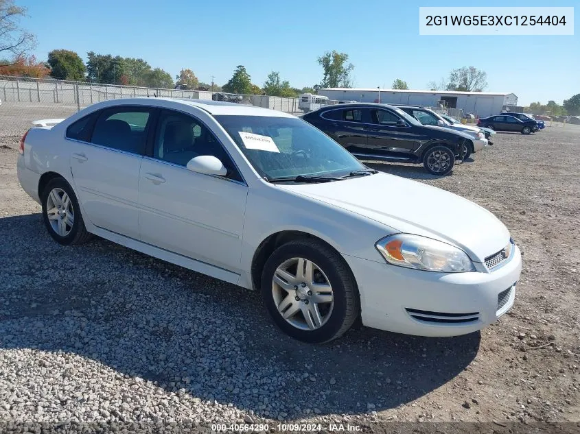 2012 Chevrolet Impala Lt VIN: 2G1WG5E3XC1254404 Lot: 40564290