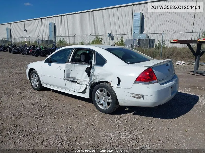 2012 Chevrolet Impala Lt VIN: 2G1WG5E3XC1254404 Lot: 40564290