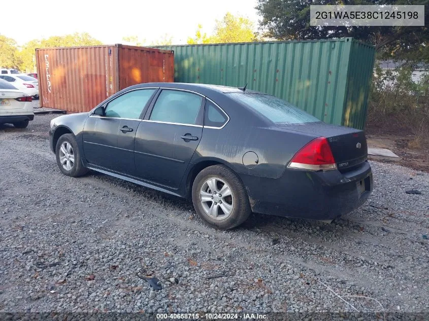 2012 Chevrolet Impala Ls VIN: 2G1WA5E38C1245198 Lot: 40658715