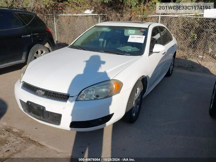 2012 Chevrolet Impala Ltz VIN: 2G1WC5E33C1174194 Lot: 40676064