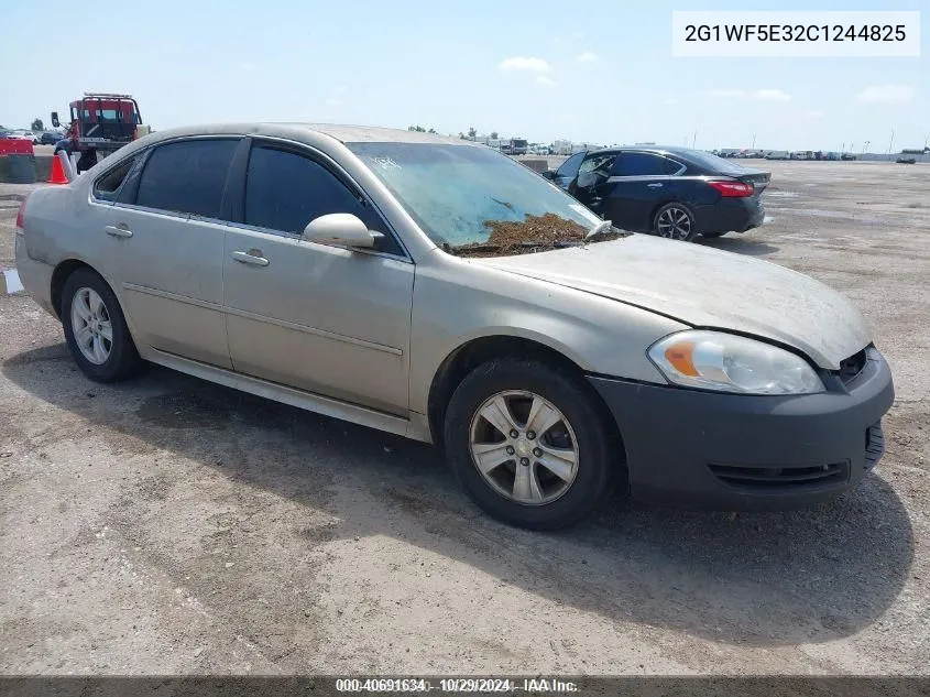 2012 Chevrolet Impala Ls VIN: 2G1WF5E32C1244825 Lot: 40691634