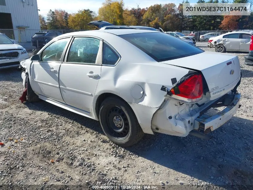 2012 Chevrolet Impala Police VIN: 2G1WD5E37C1164474 Lot: 40693911