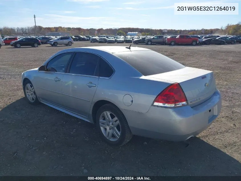 2012 Chevrolet Impala Lt VIN: 2G1WG5E32C1264019 Lot: 40694897