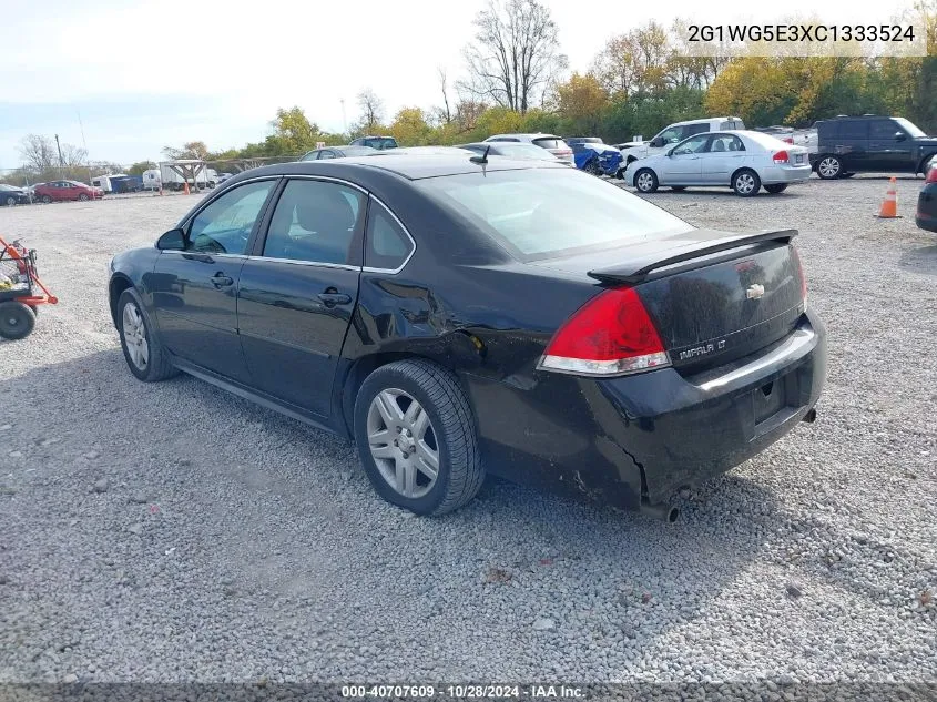 2012 Chevrolet Impala Lt VIN: 2G1WG5E3XC1333524 Lot: 40707609