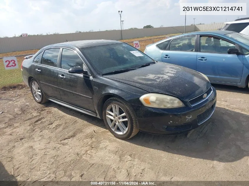 2012 Chevrolet Impala Ltz VIN: 2G1WC5E3XC1214741 Lot: 40731158