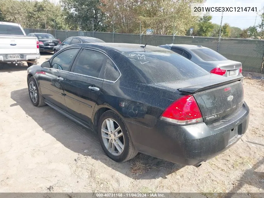 2012 Chevrolet Impala Ltz VIN: 2G1WC5E3XC1214741 Lot: 40731158