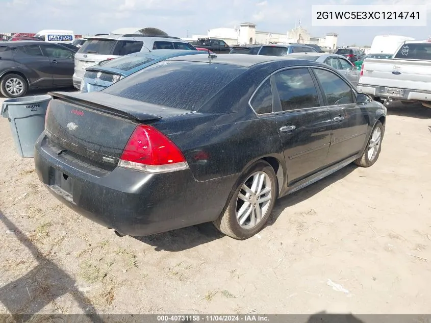 2012 Chevrolet Impala Ltz VIN: 2G1WC5E3XC1214741 Lot: 40731158