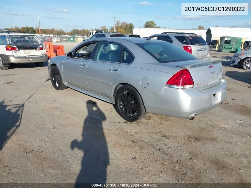 2012 Chevrolet Impala Ltz VIN: 2G1WC5E37C1290322 Lot: 40751350