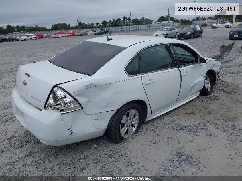 2012 Chevrolet Impala Ls Fleet VIN: 2G1WF5E32C1231461 Lot: 40762809