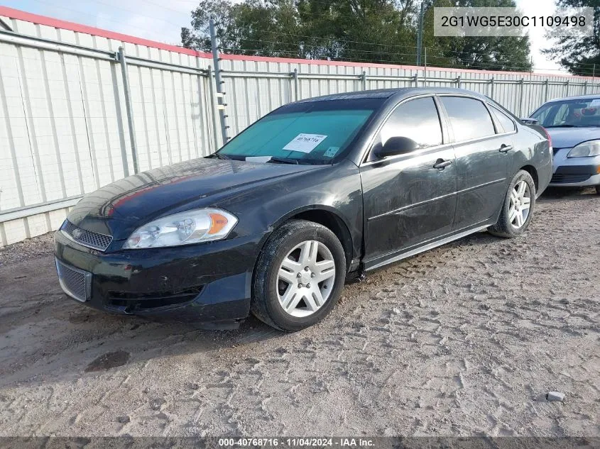 2012 Chevrolet Impala Lt VIN: 2G1WG5E30C1109498 Lot: 40768716