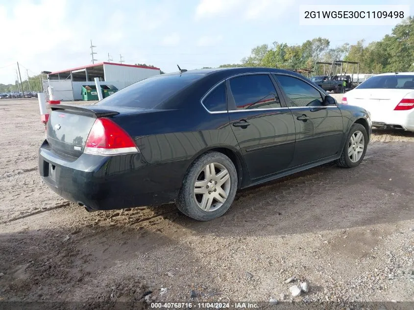 2012 Chevrolet Impala Lt VIN: 2G1WG5E30C1109498 Lot: 40768716