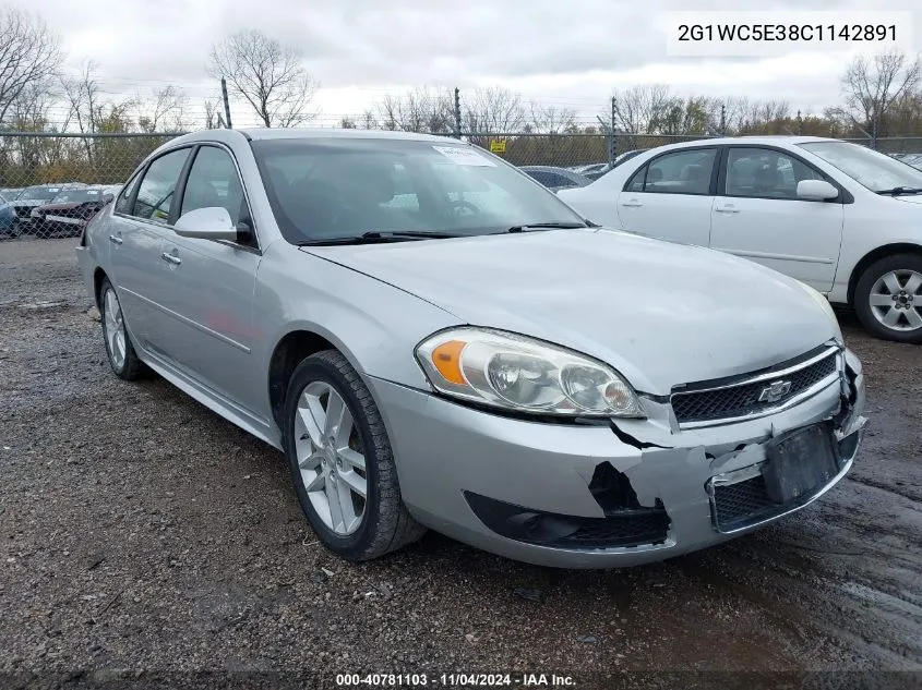 2012 Chevrolet Impala Ltz VIN: 2G1WC5E38C1142891 Lot: 40781103