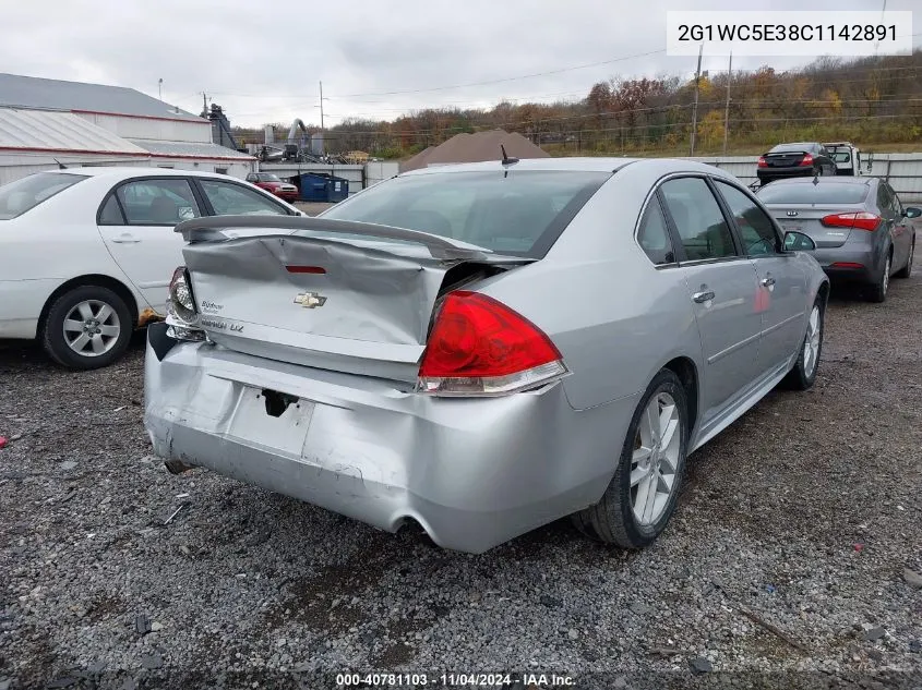 2012 Chevrolet Impala Ltz VIN: 2G1WC5E38C1142891 Lot: 40781103