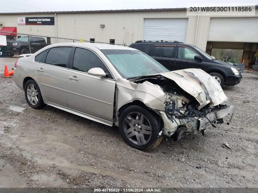 2012 Chevrolet Impala Lt VIN: 2G1WB5E30C1118586 Lot: 40795828