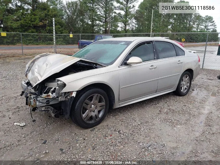 2012 Chevrolet Impala Lt VIN: 2G1WB5E30C1118586 Lot: 40795828