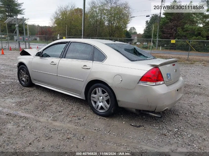 2012 Chevrolet Impala Lt VIN: 2G1WB5E30C1118586 Lot: 40795828